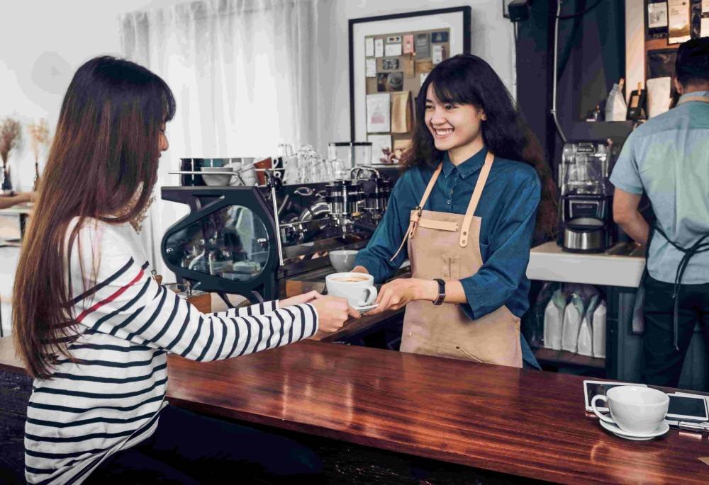 bartercard female coffee shop owner